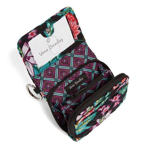 vera bradley iconic rfid card case|vera bradley rfid small wallet.